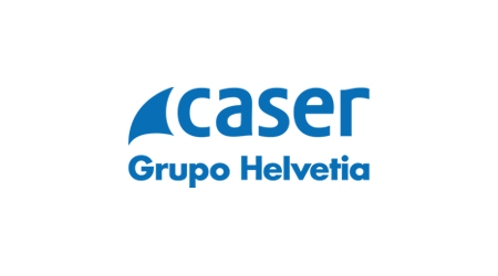 Logo azul de Caser