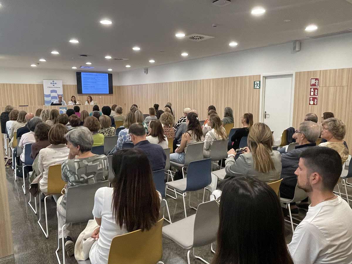 Public success for the talk on the pelvic floor at Clínica Girona