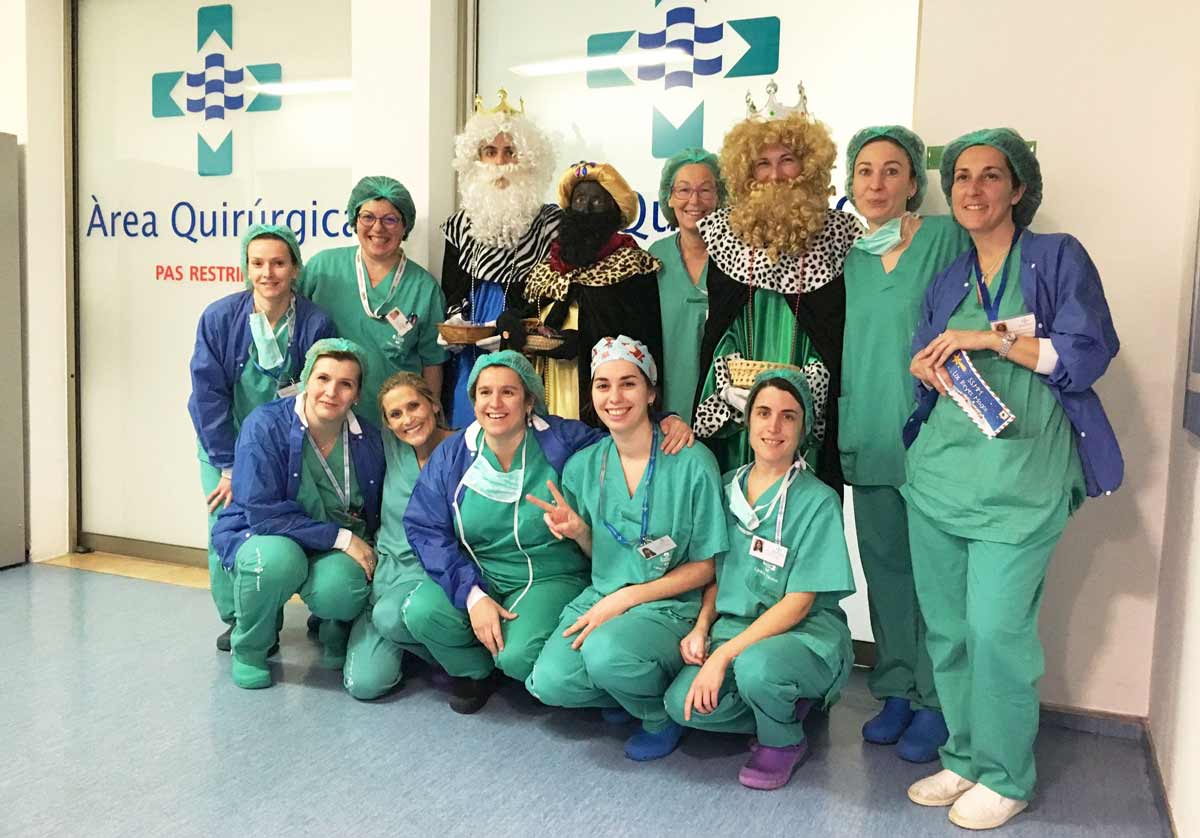 Visita dels Reis de l’Orient a la Clínica