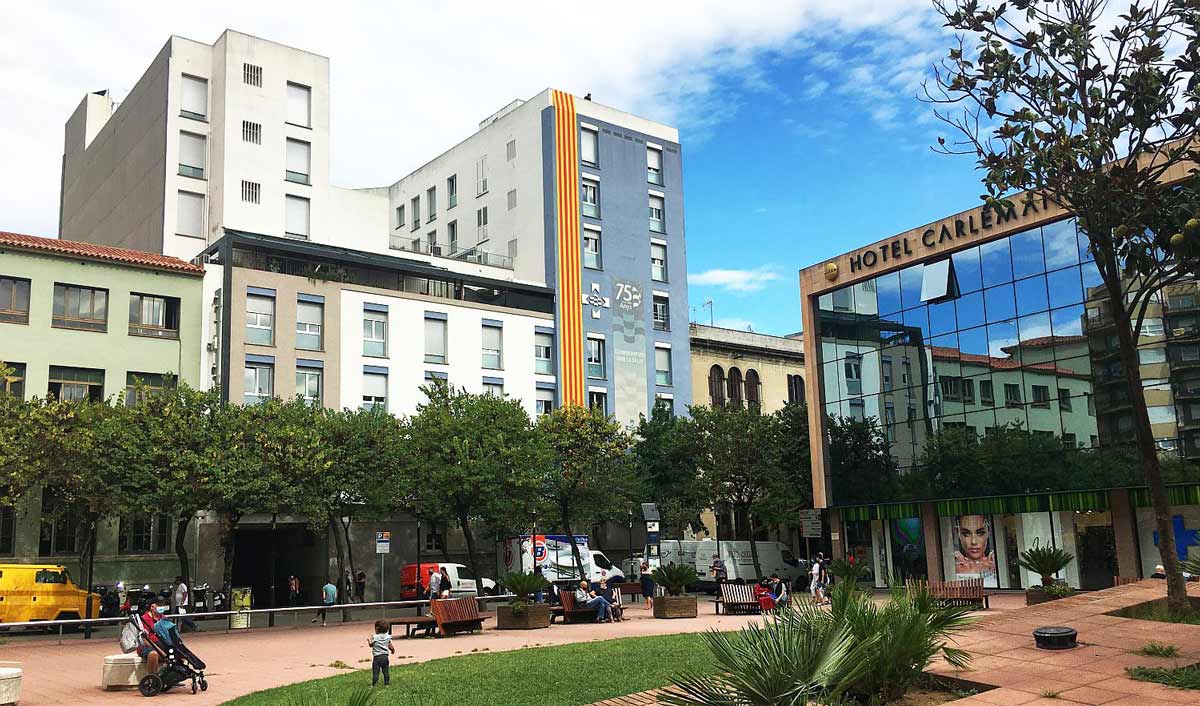 Una senyera de 50 metros cuadrados para la Diada 2020