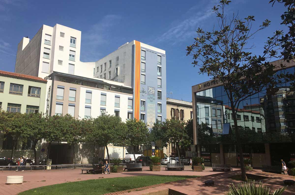 Una senyera de 50 metres quatrats per a la Diada 2018