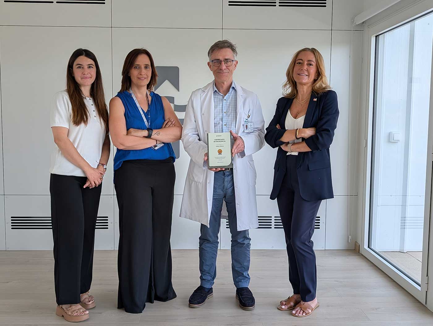 Clínica Girona rep el reconeixement Luminaries de Quibim pel seu lideratge en l'ús d'intel·ligència artificial aplicada a la detecció del càncer de pròstata.